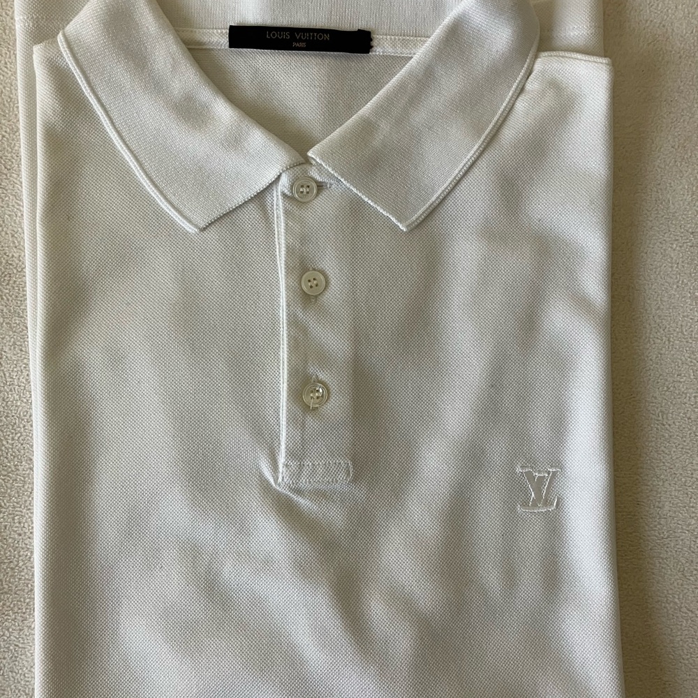 Louis Vuitton White Polo Shirt